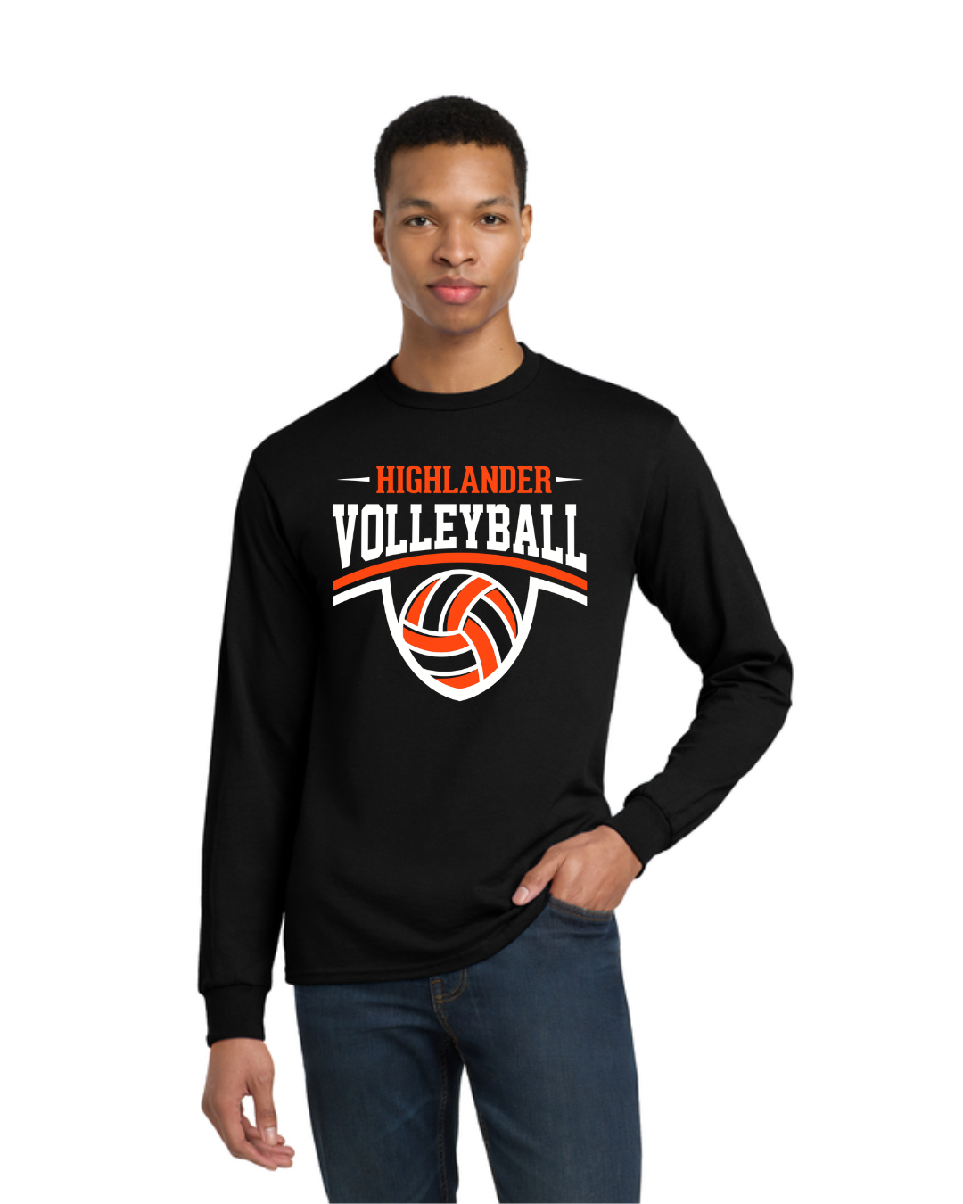 ADULT Long Sleeve Black Shirt *PREORDER*