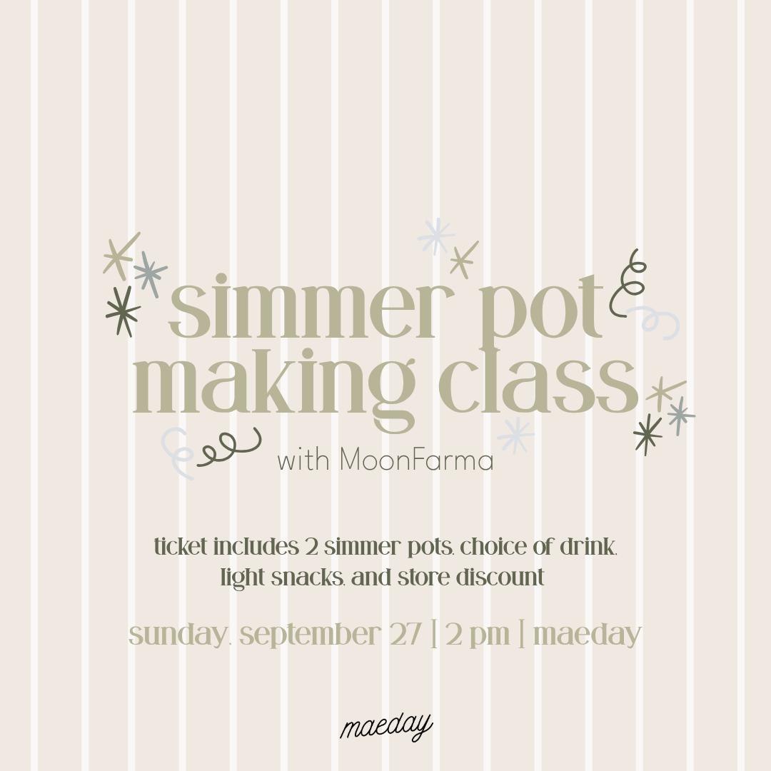 Simmer Pot Making Class with MoonFarma