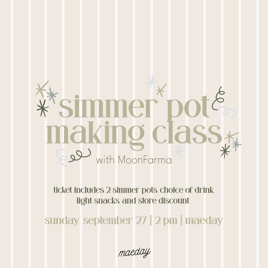 Simmer Pot Making Class with MoonFarma