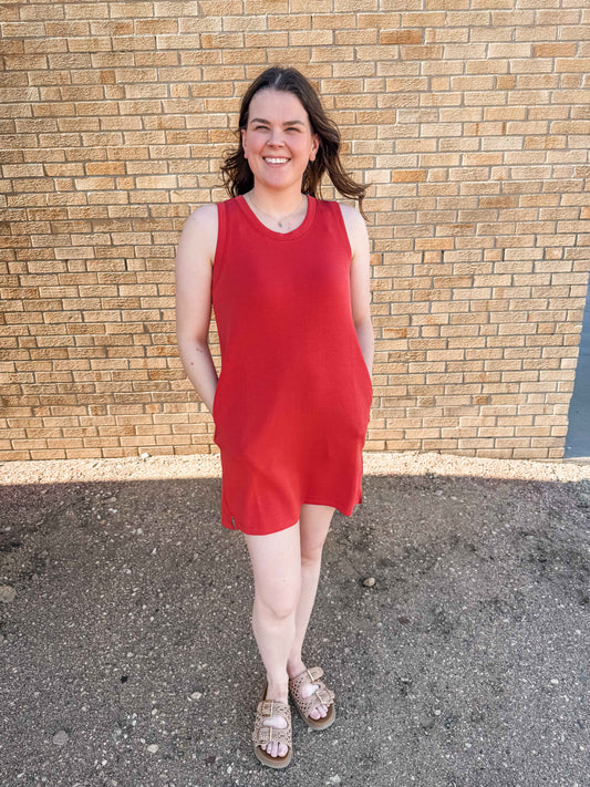 Summer Lovin Dress (Brick)