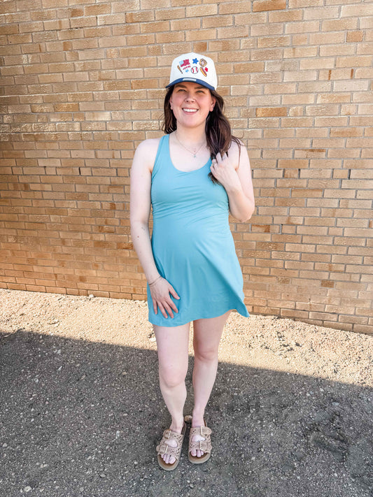 Summer Mode Dress (Blue)