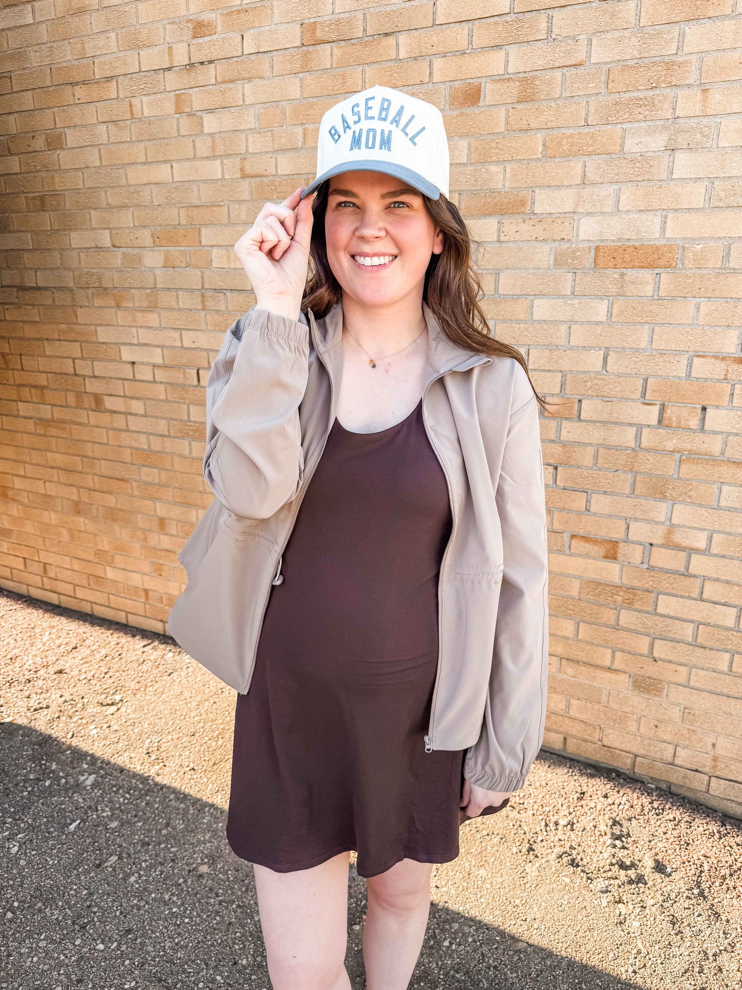 Summer Mode Dress (Brown)