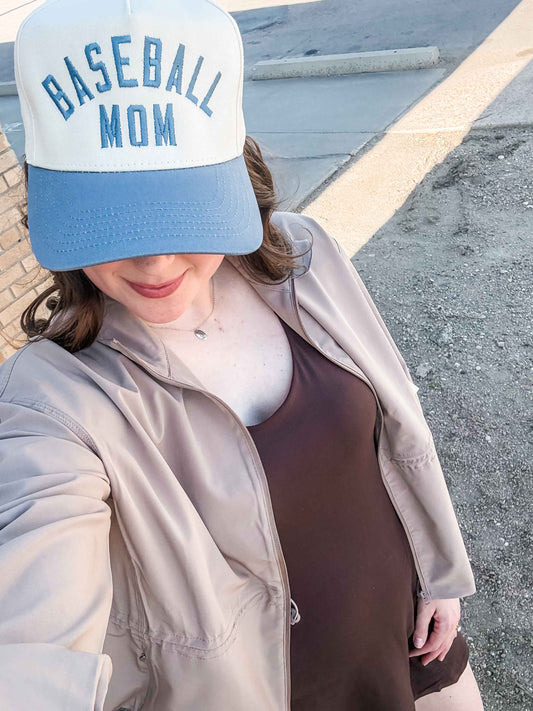 Baseball Mom Snapback Hat
