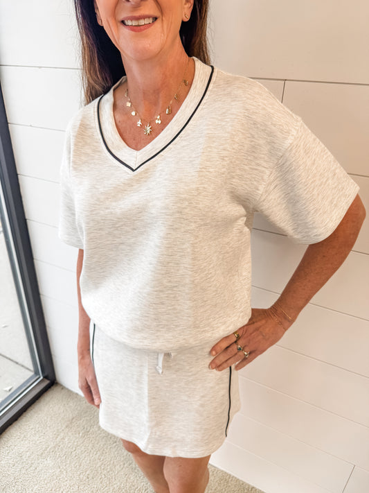 Easy Breezy Skort (White)