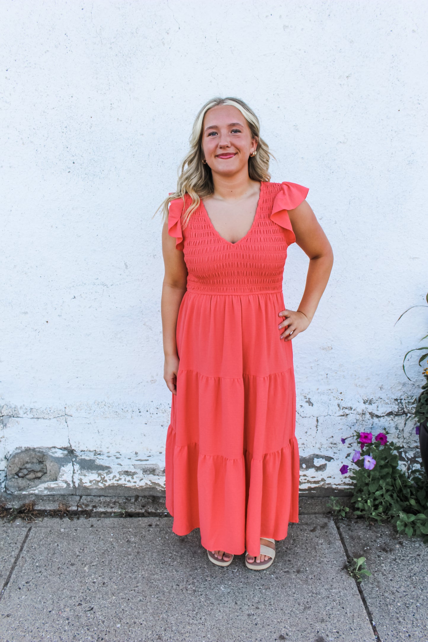 Crushing on Coral Dress
