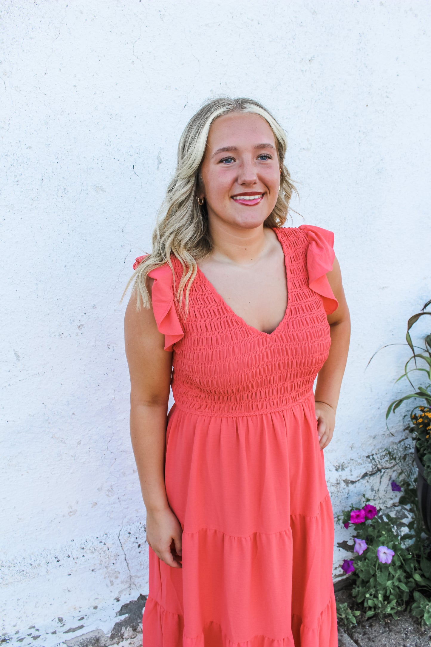 Crushing on Coral Dress