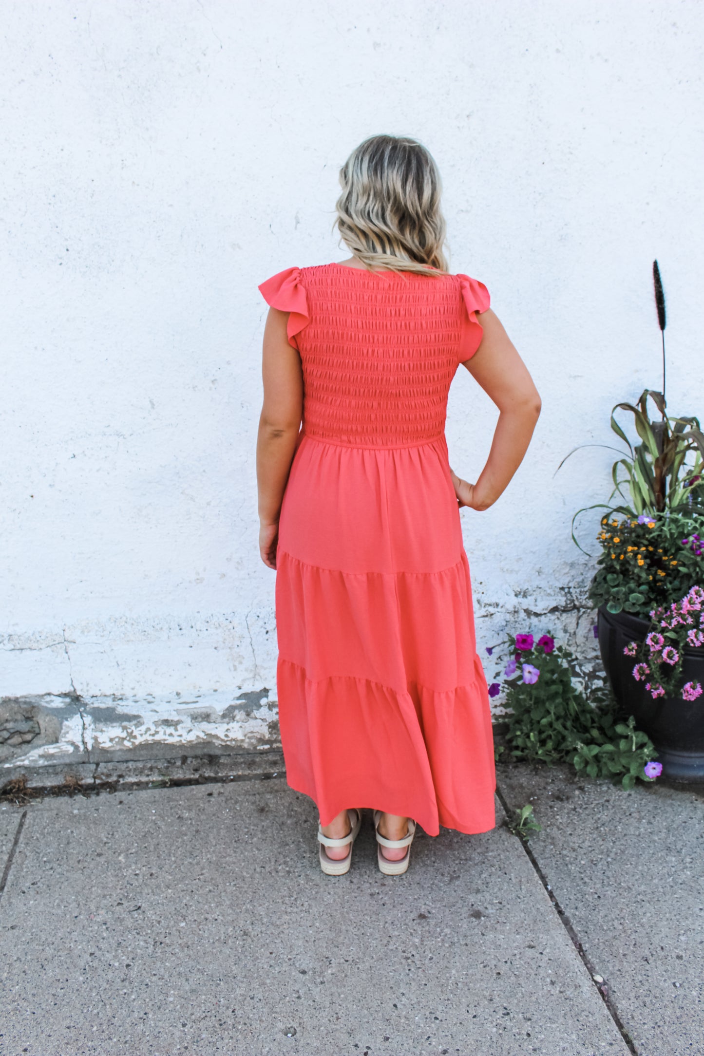 Crushing on Coral Dress