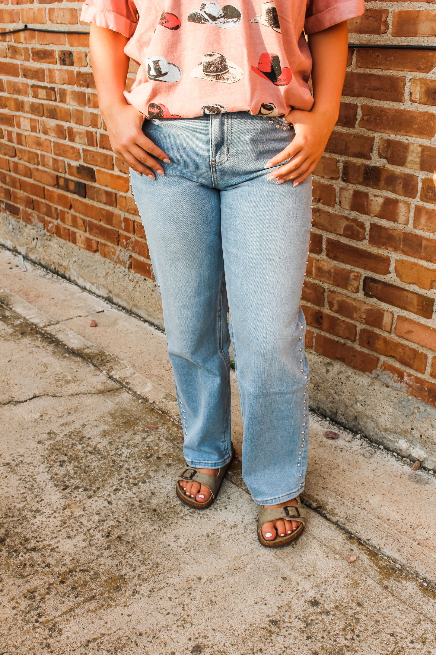 Macie Stud Embellished Jeans
