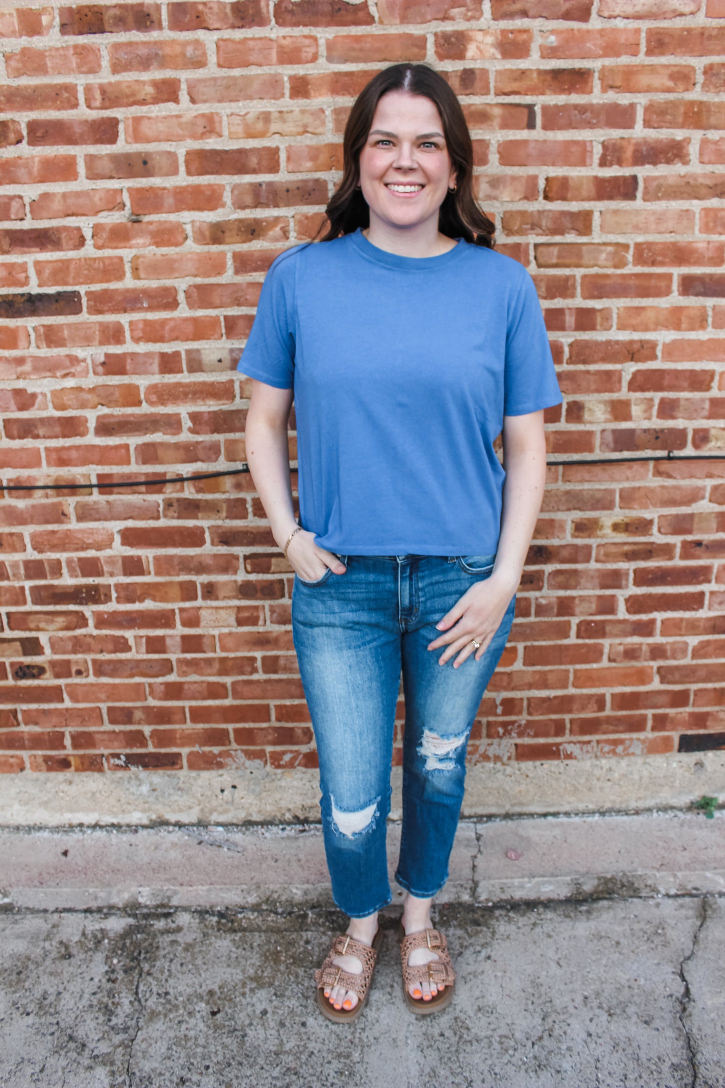 Back to School Basic Tee (Blue)