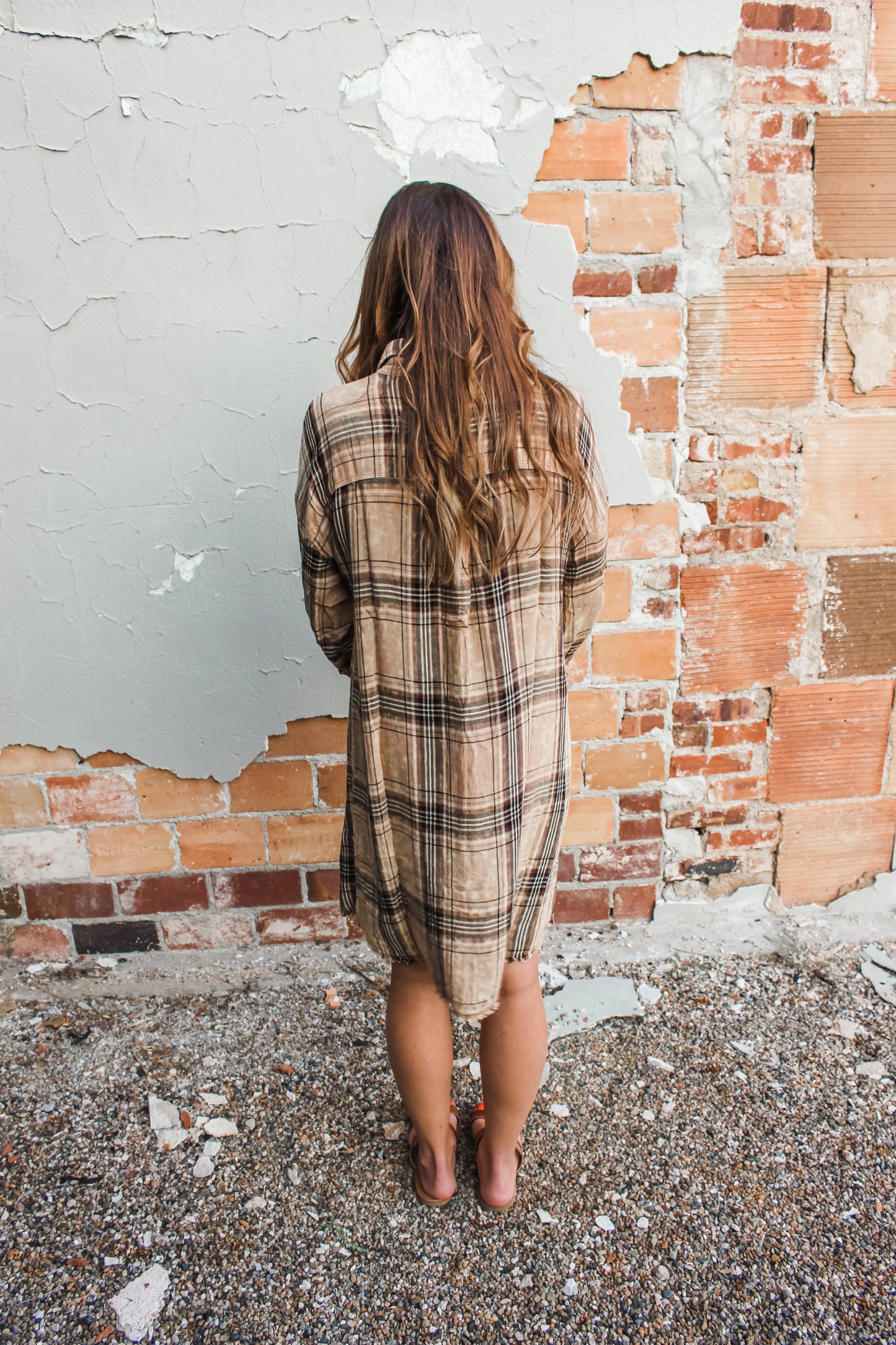 Pumpkin Patch Plaid Dress