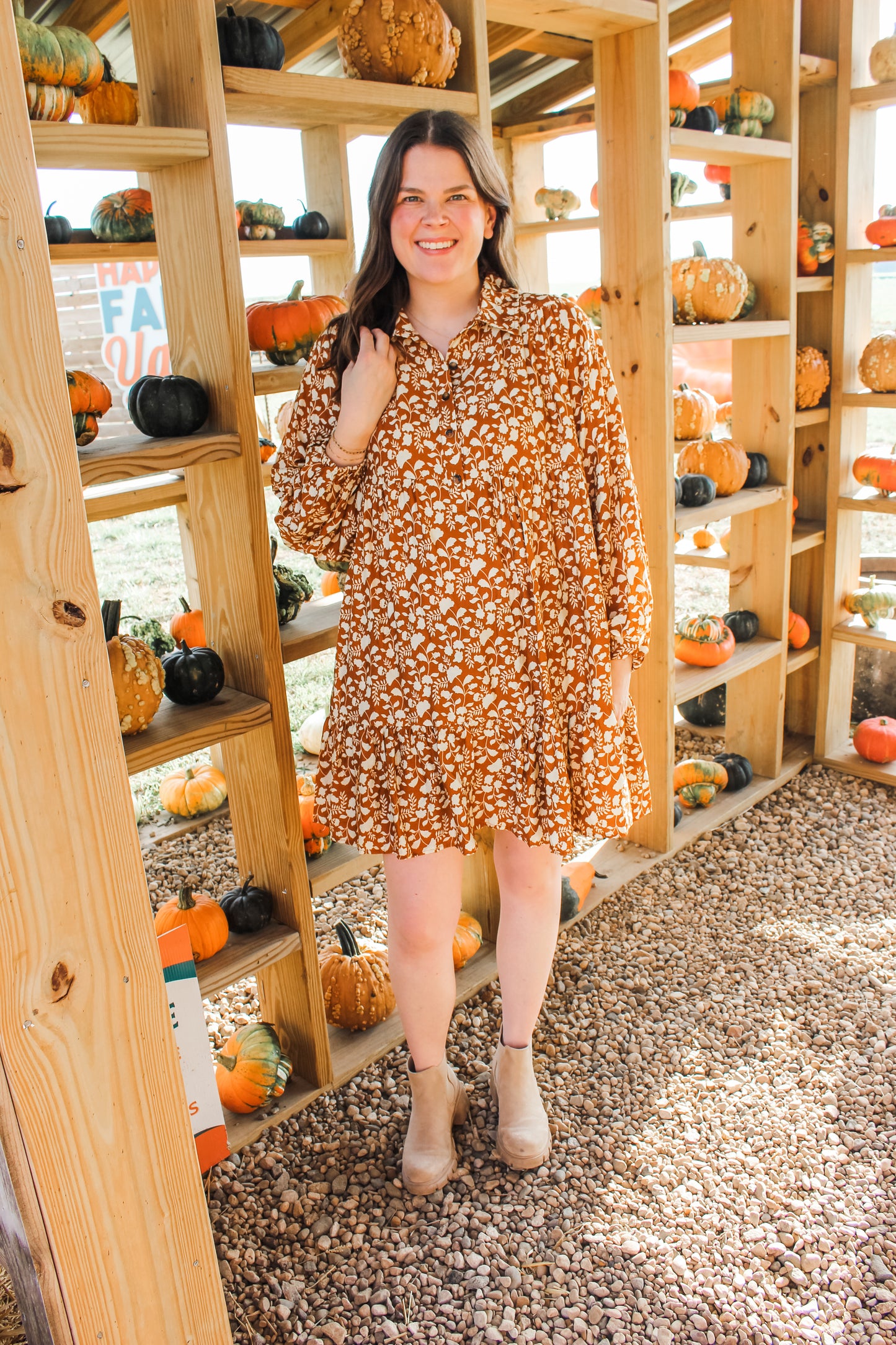 Harvest Sunset Dress (S-XL)