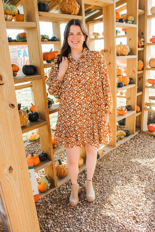 Harvest Sunset Dress (S-XL)