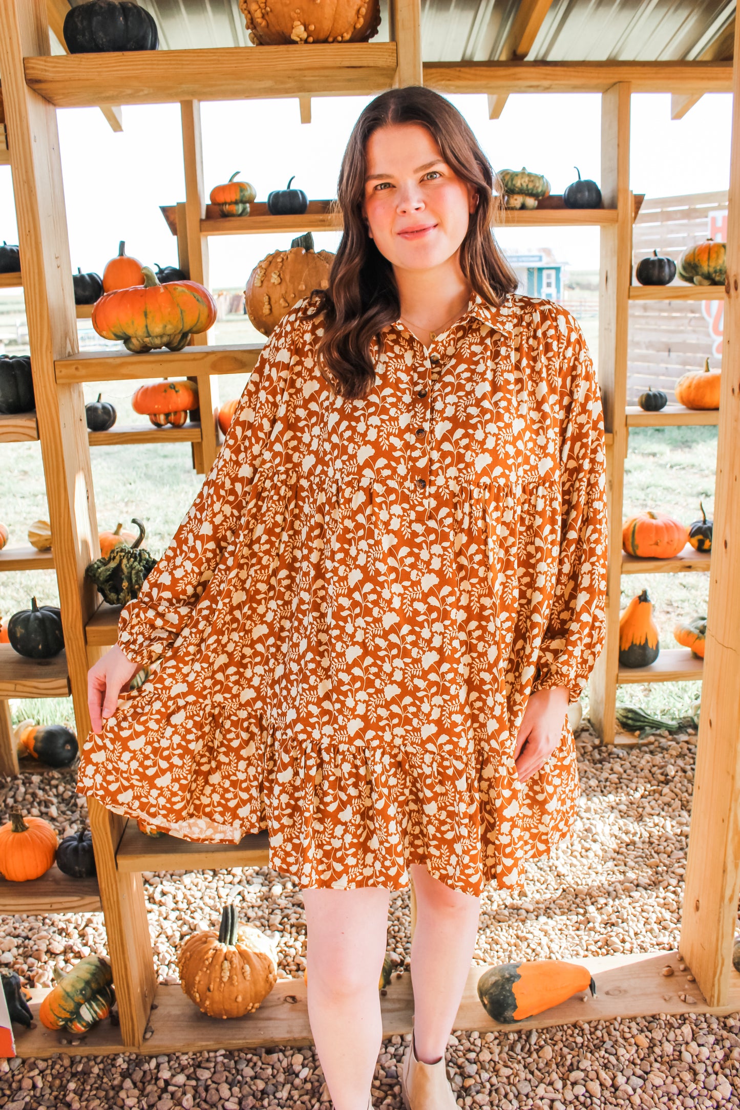 Harvest Sunset Dress (S-XL)