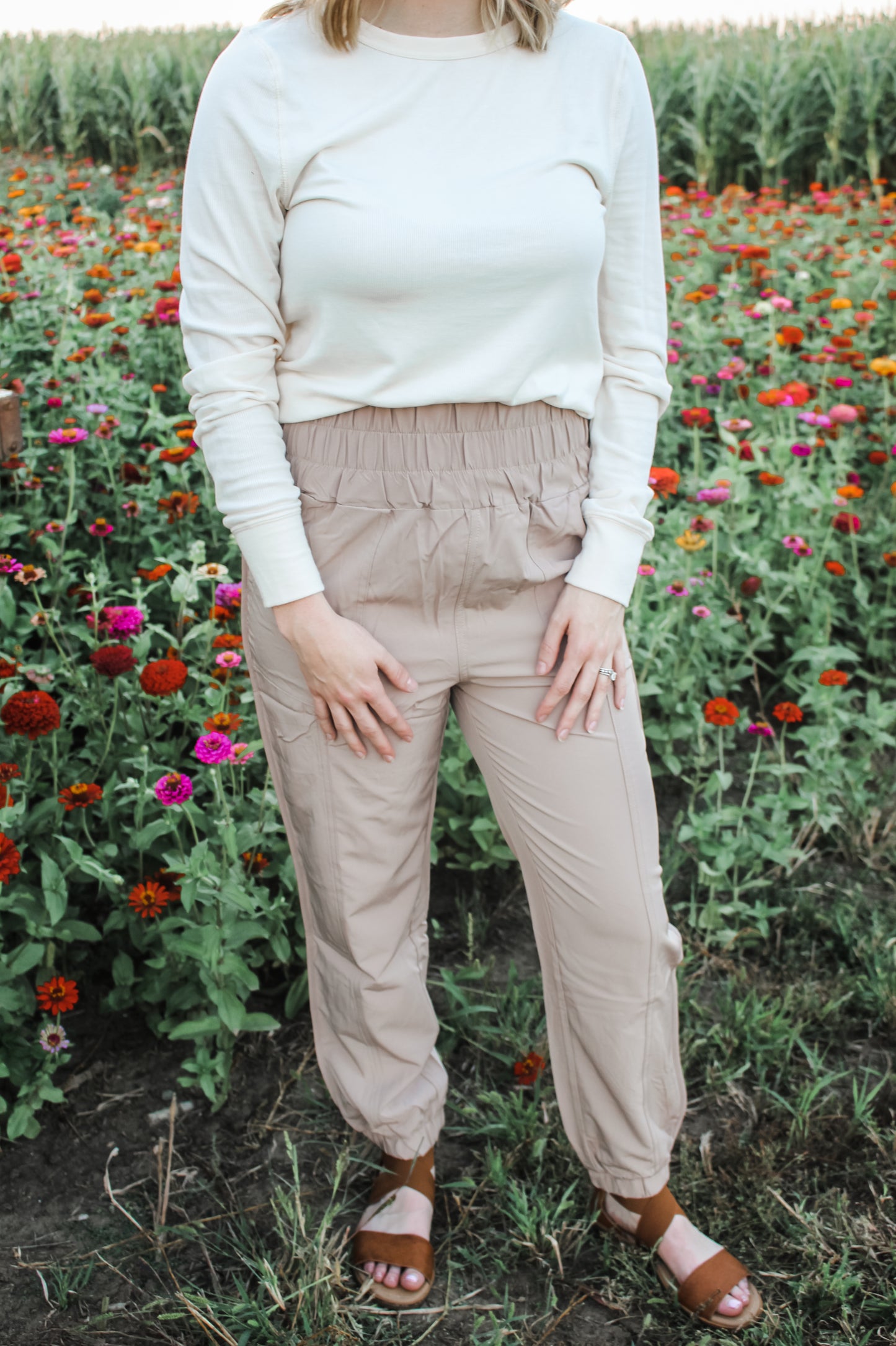 Easy Does It Joggers (Taupe)