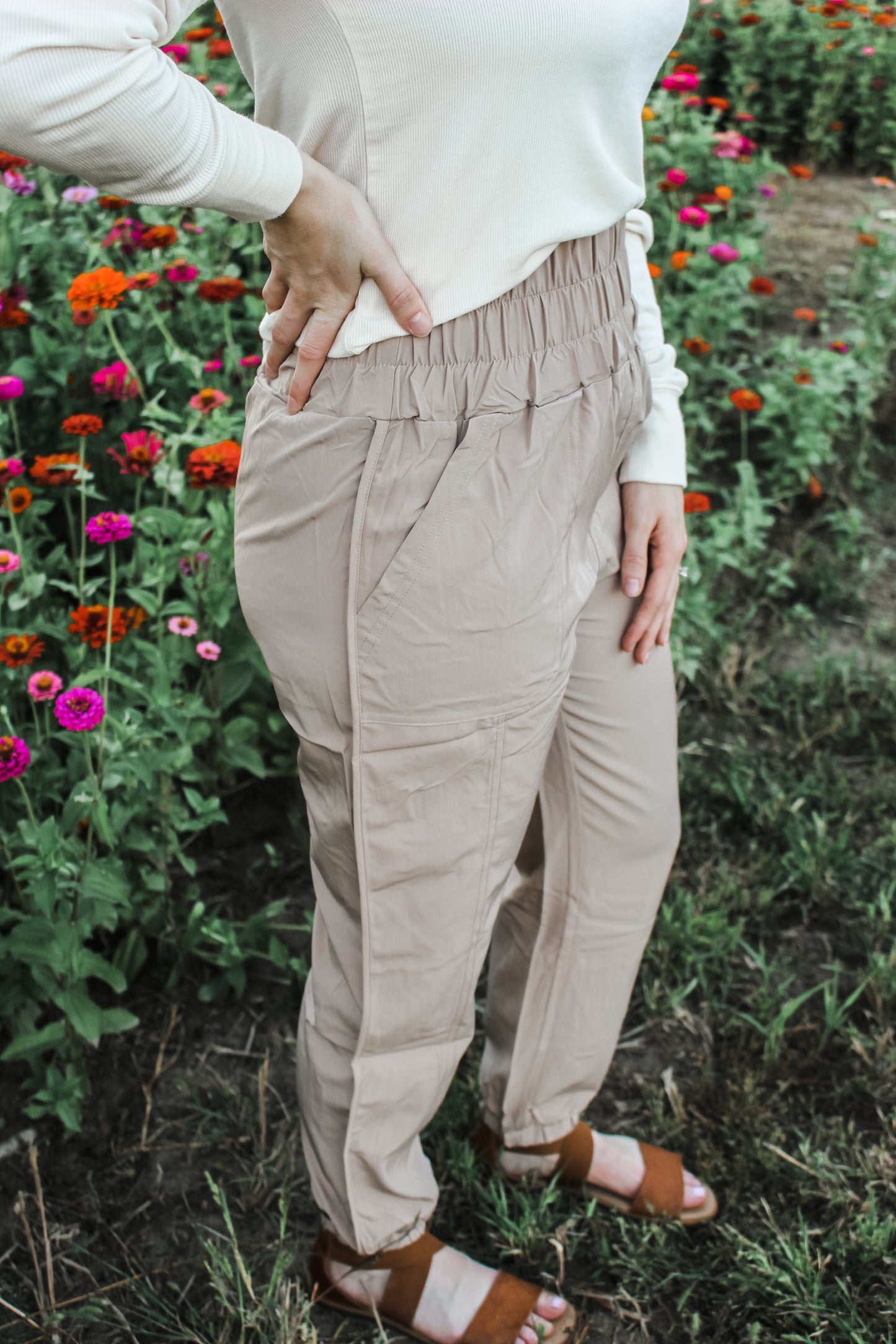 Easy Does It Joggers (Taupe)