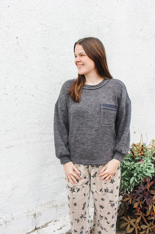 Fall Favorite Top (Grey)