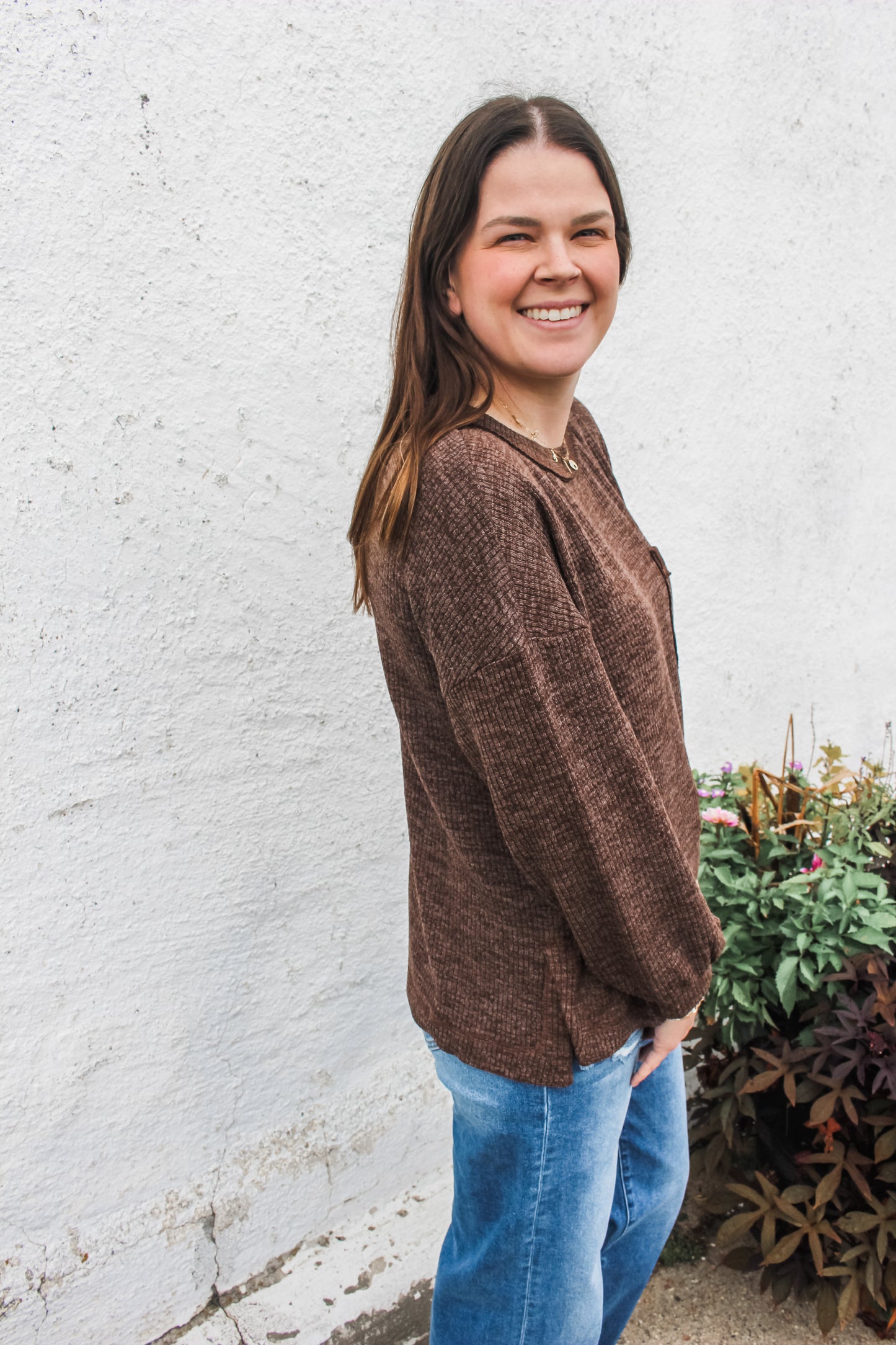 Fall Favorite Top (Brown)