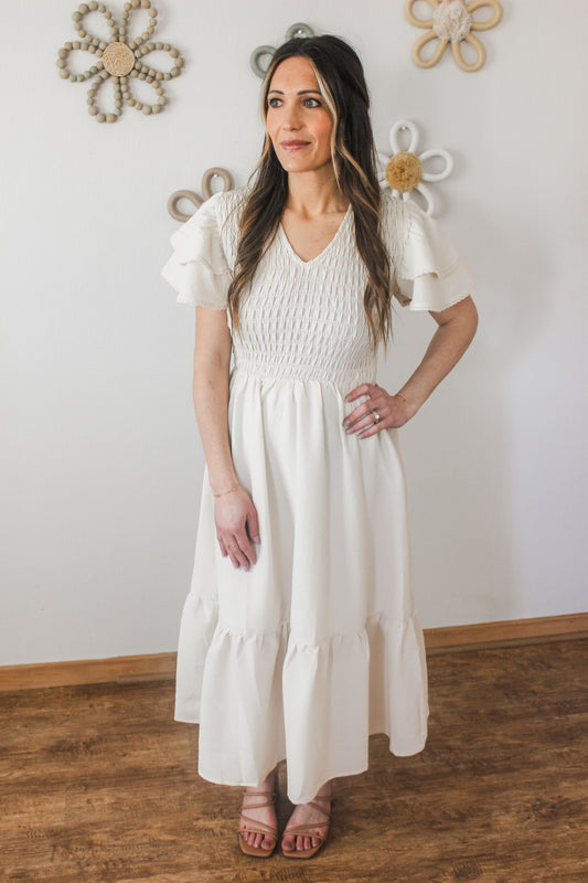 Simply Me Dress (Cream)