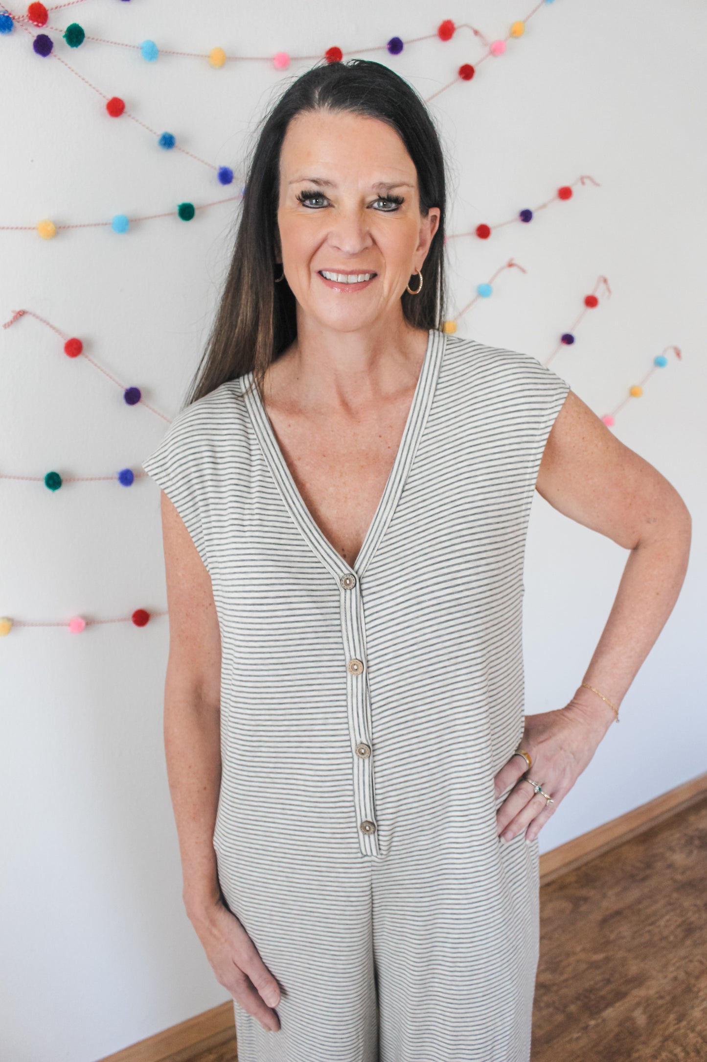 Girl on the Go Jumpsuit (White)