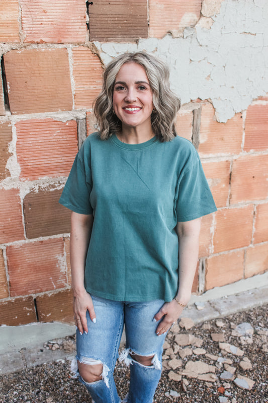 Sunshine Tee (Teal)