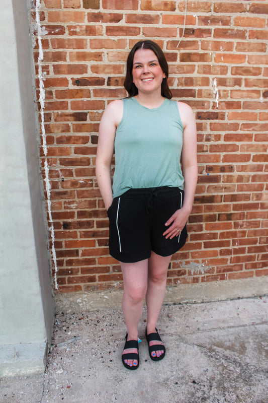 Summer Staple Tank (Sage)