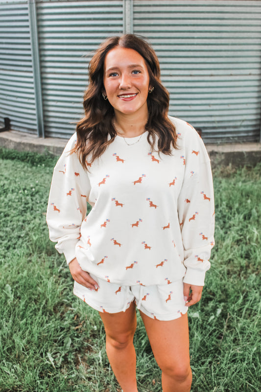 Americana Pup Shorts