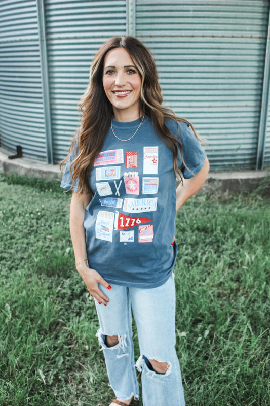 4th of July Matchbox Tee