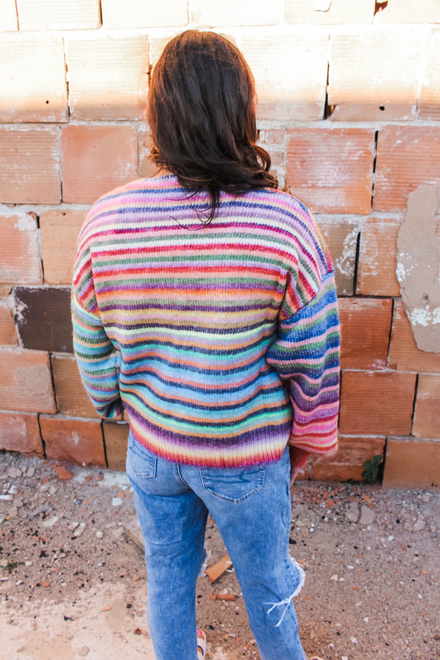 All The Colors Tie Cardigan