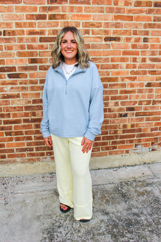 Cozy Girl Pullover (Blue)