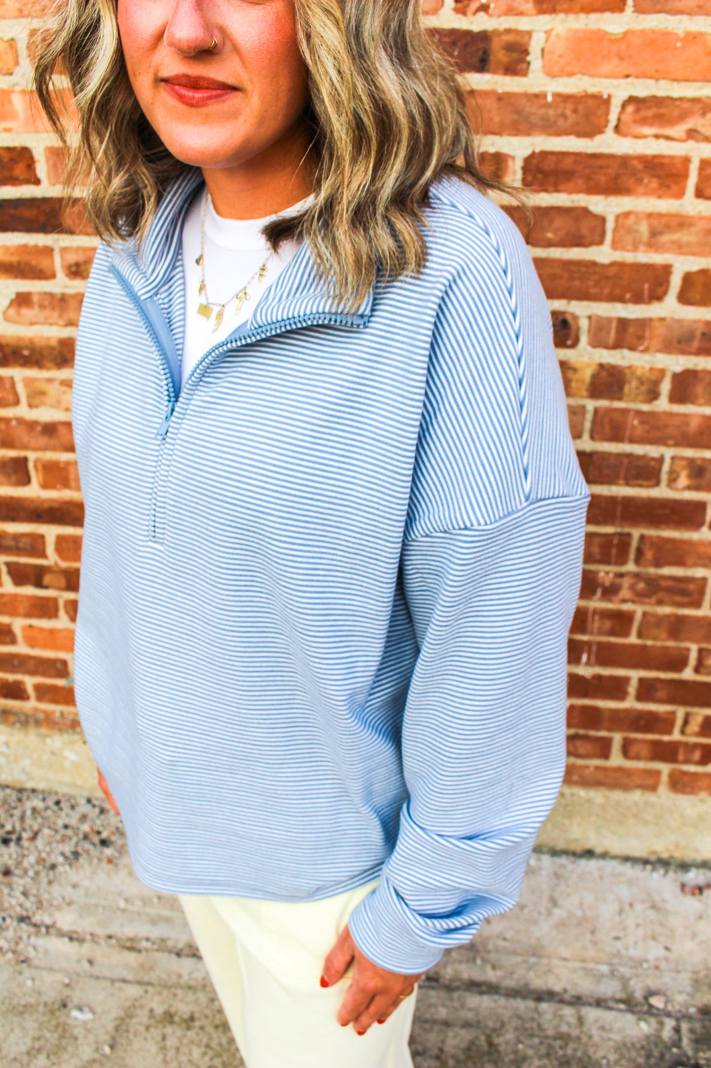 Cozy Girl Pullover (Blue)