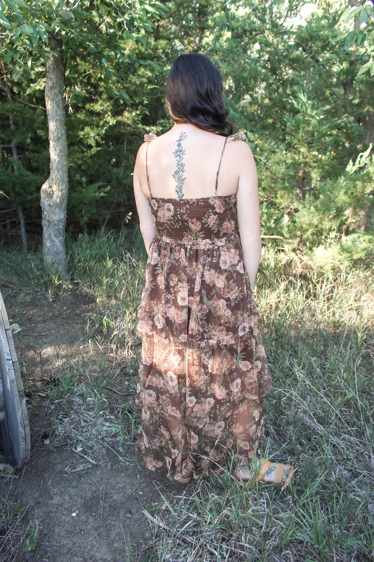 Copper Rose Dress