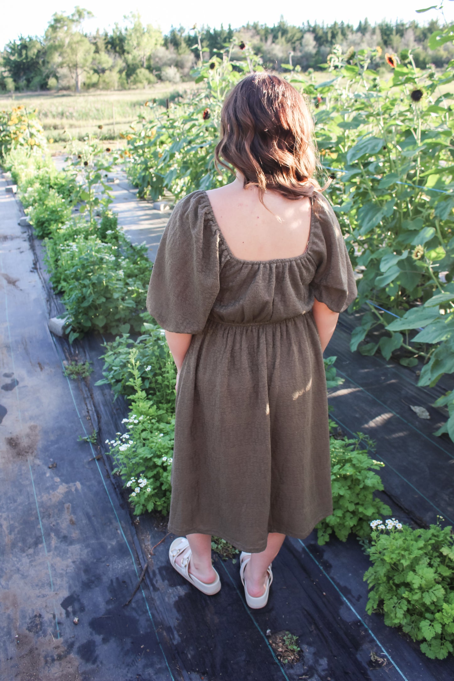 Emerald Bloom Dress