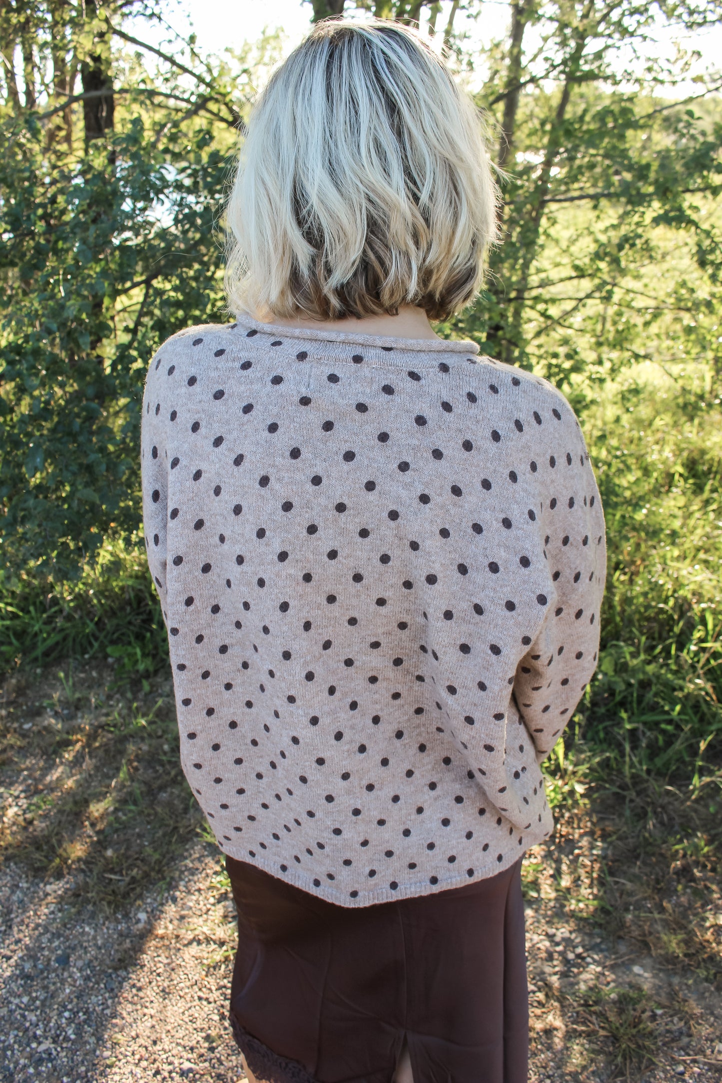 Dot Your Average Cardigan