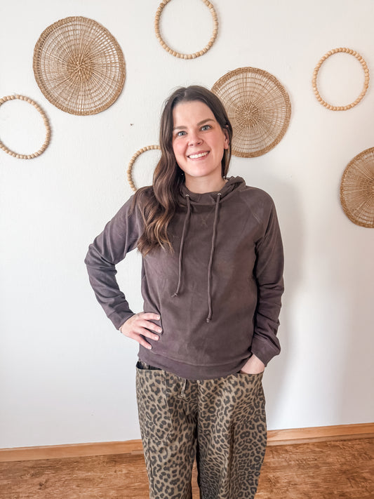 Simple Style Hoodie (Brown) (S-XL)