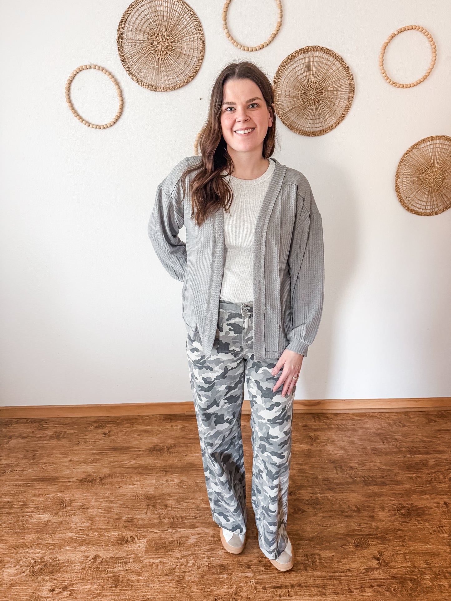 Cool Girl Cardigan (Grey)