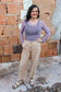 Finding My Way Mesh Top (Purple)