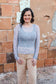 Finding My Way Mesh Top (Blue)