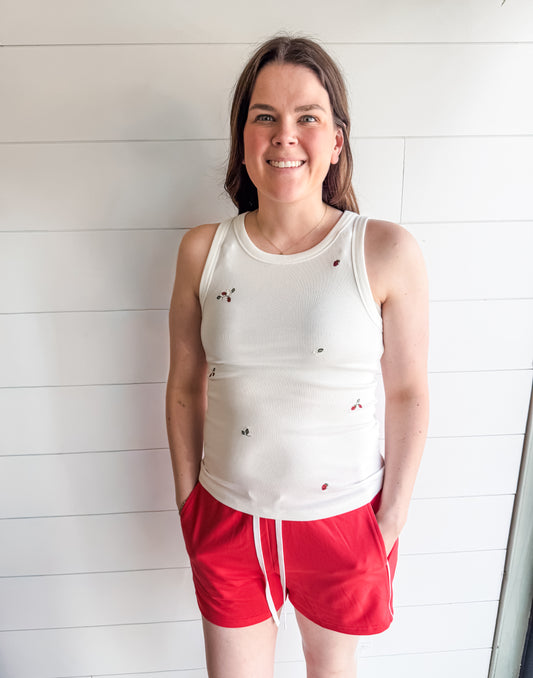 [Thread & Supply] Everyday Fav Shorts (Red)