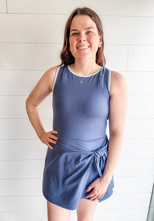 [Thread & Supply] Walking on Sunshine Dress (Blue)