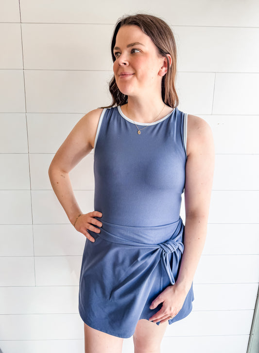 [Thread & Supply] Walking on Sunshine Dress (Blue)