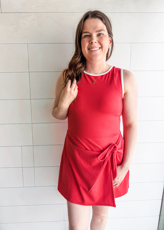 [Thread & Supply] Walking on Sunshine Dress (Red)