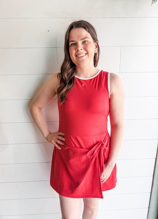 [Thread & Supply] Walking on Sunshine Dress (Red)
