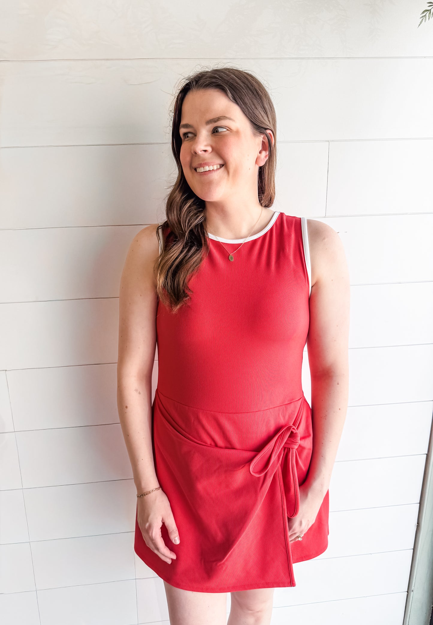 [Thread & Supply] Walking on Sunshine Dress (Red)