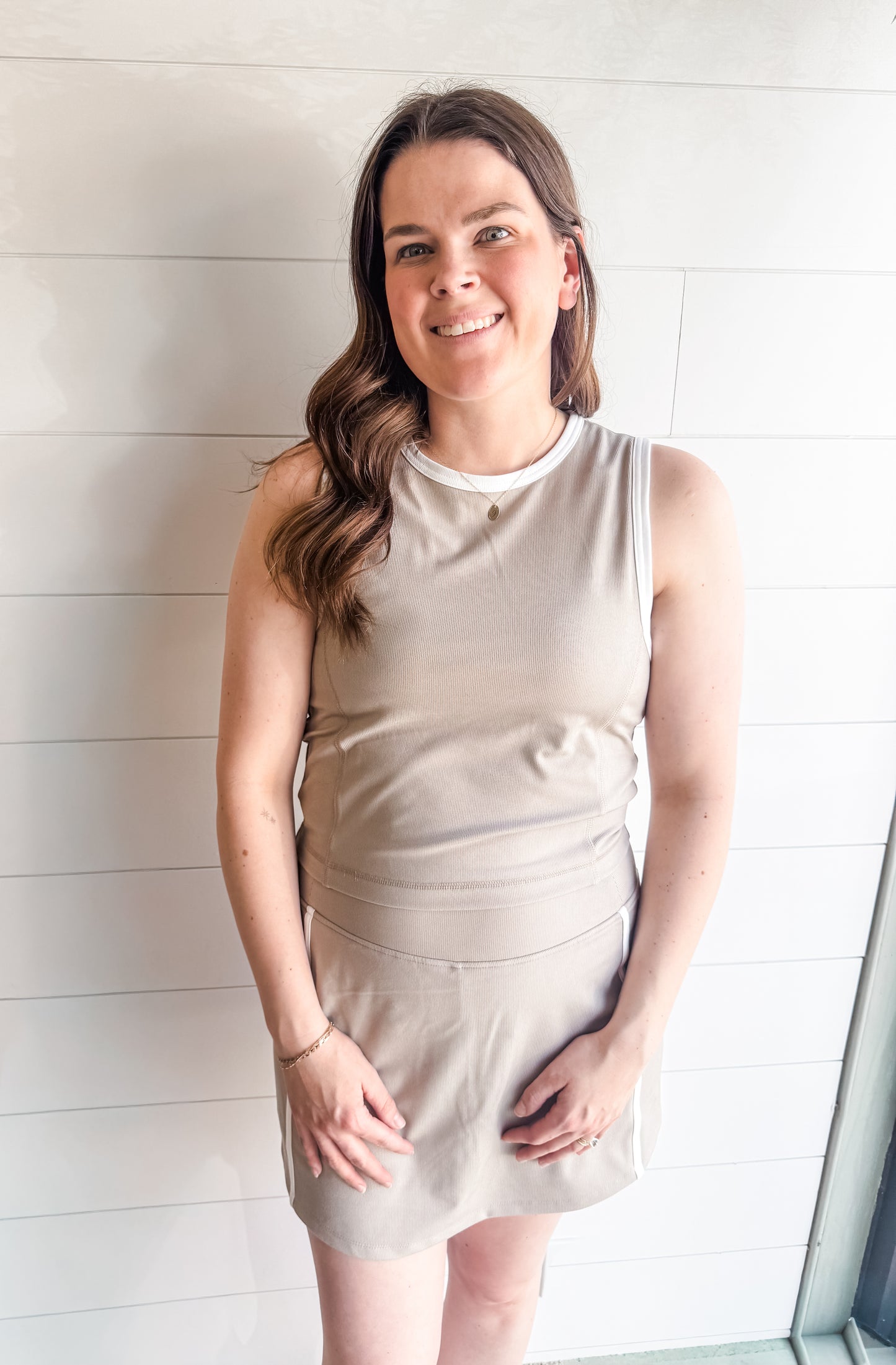 [Thread & Supply] Summers Best Skort (Taupe)