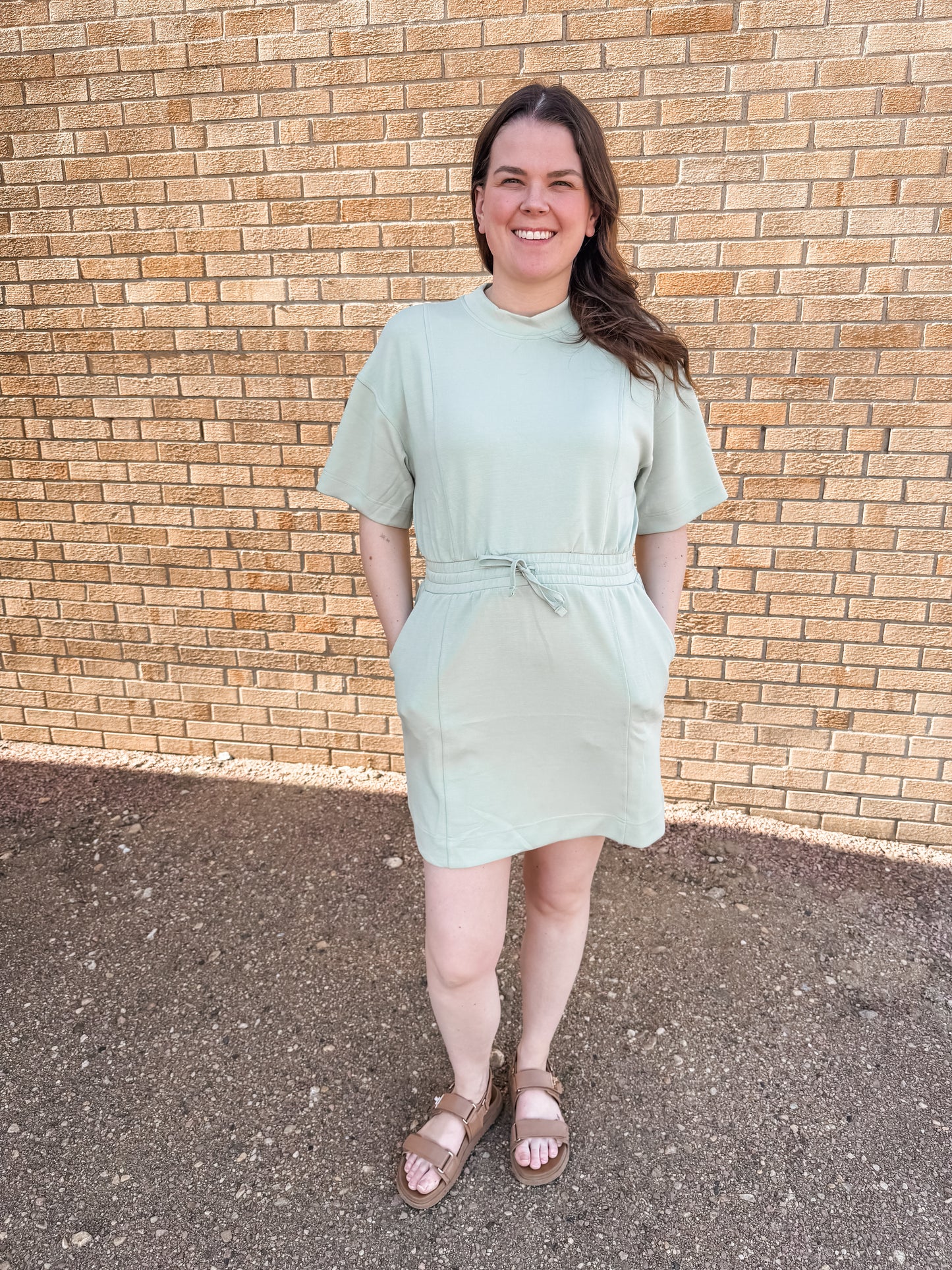 Chasing the Sunset Dress (Sage)