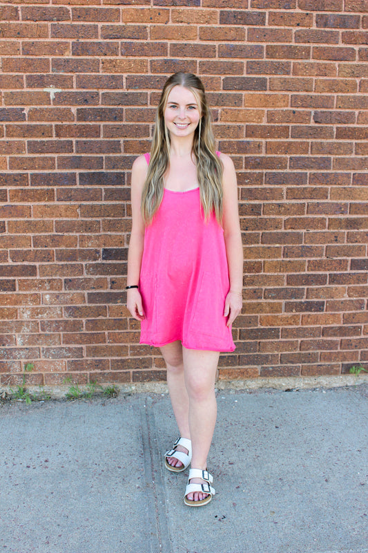 Ray of Sunshine Active Dress (Pink)