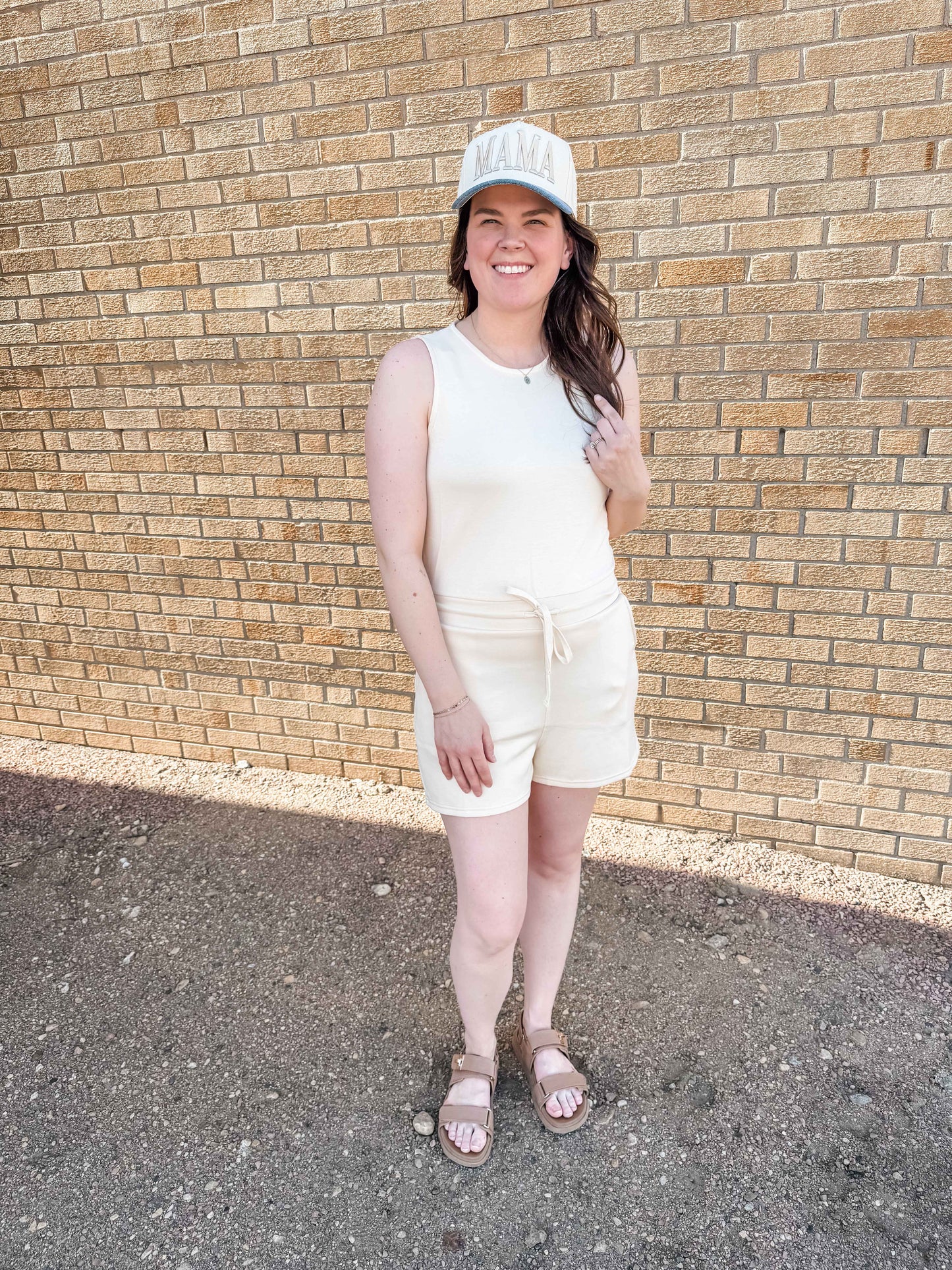 Shining Bright Romper (Cream)