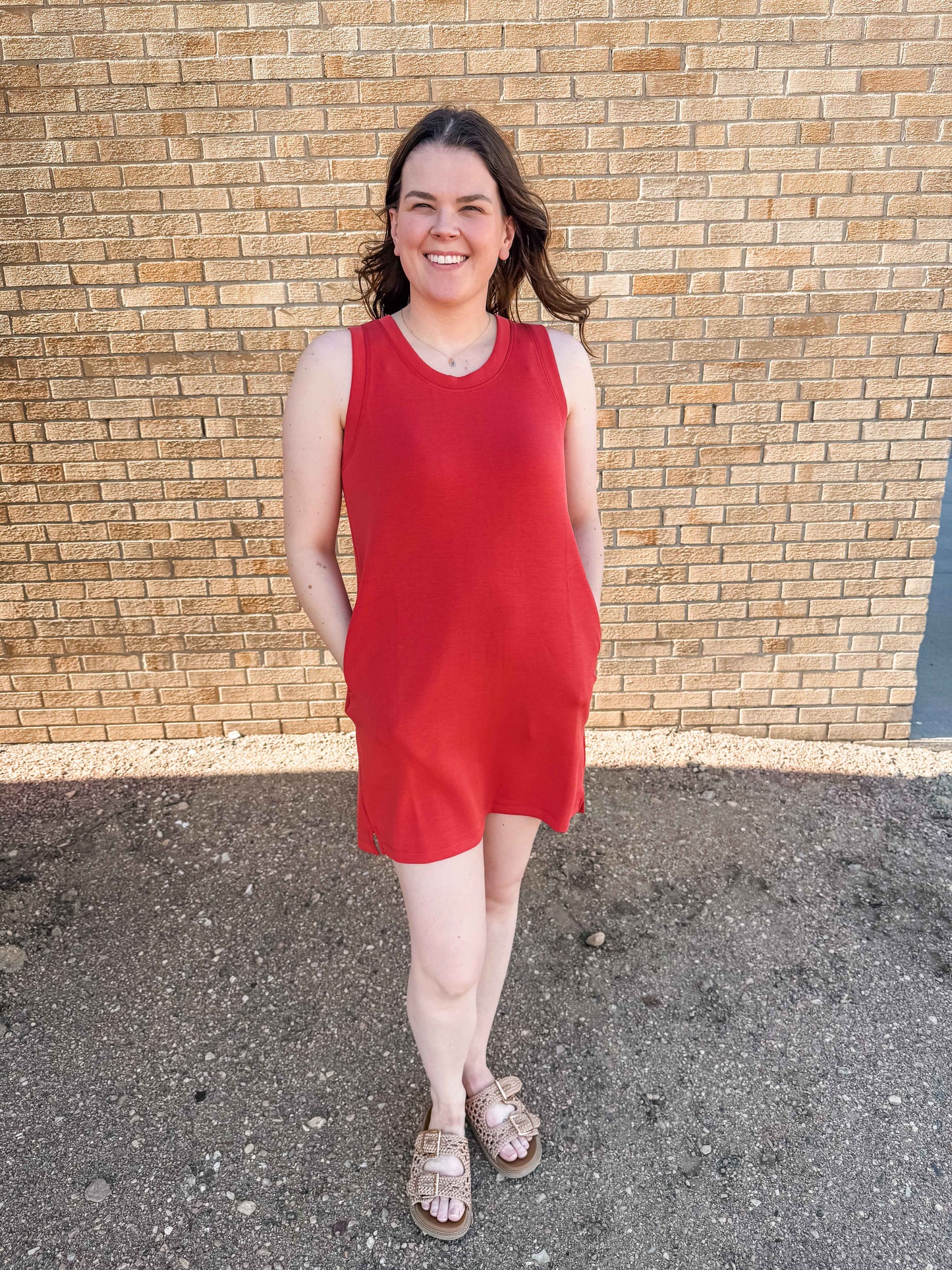 Summer Lovin Dress (Brick)