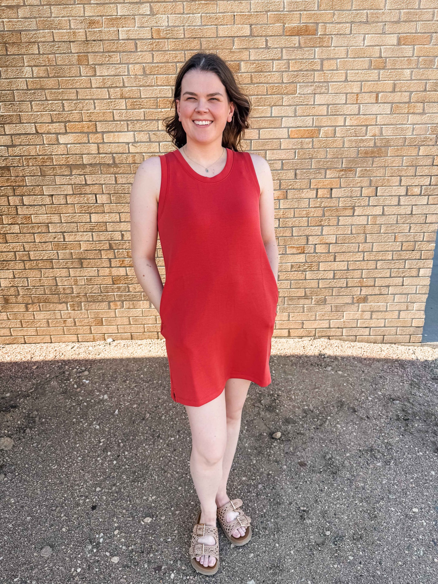 Summer Lovin Dress (Brick)