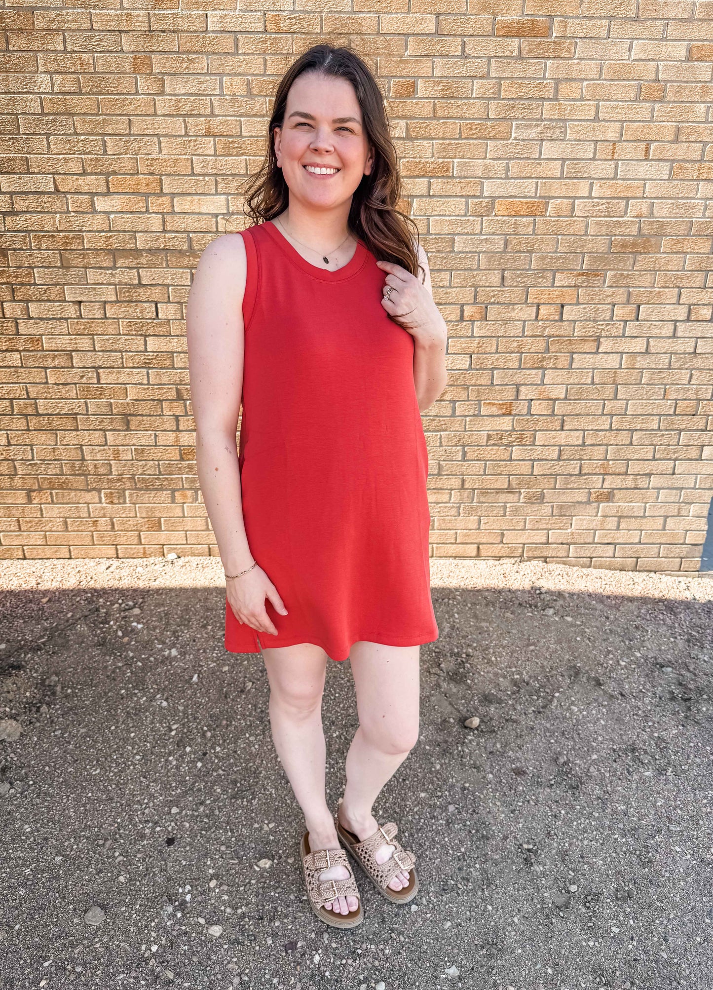 Summer Lovin Dress (Brick)